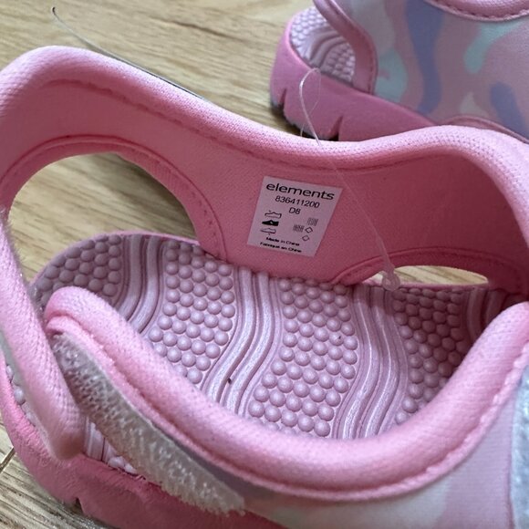Elements Velcro Sandals - Girls - Size 8 (little kid) - Pink camo - Picture 3 of 6